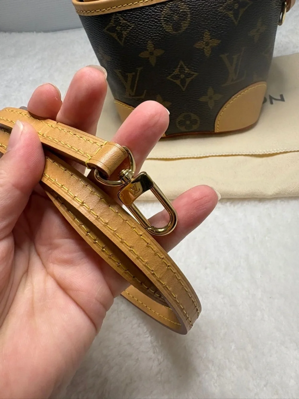 Louis Vuitton Monogram Noe Mini Bag - Picture 10 of 11